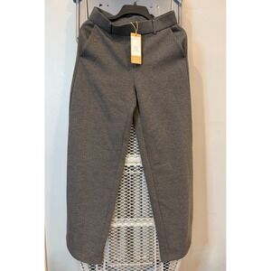 OGL Pants Women Medium Trouser Gray Wool Blend Workwear